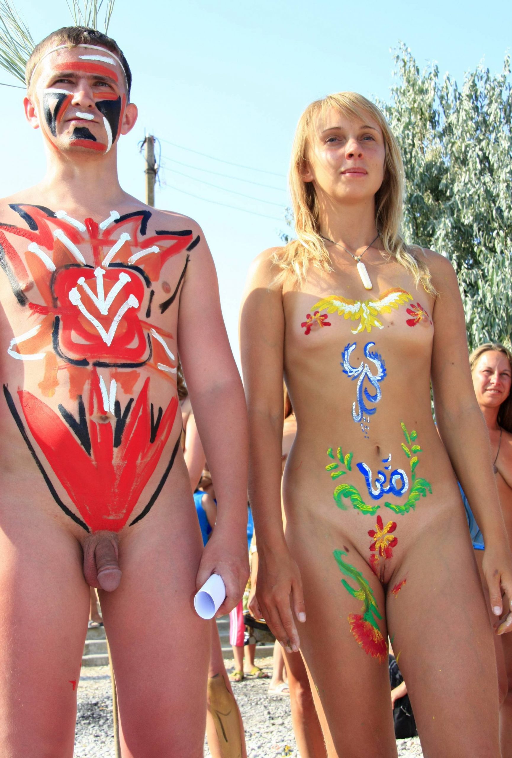Pure Nudism Gallery-Colorful Naturist Couples - 3