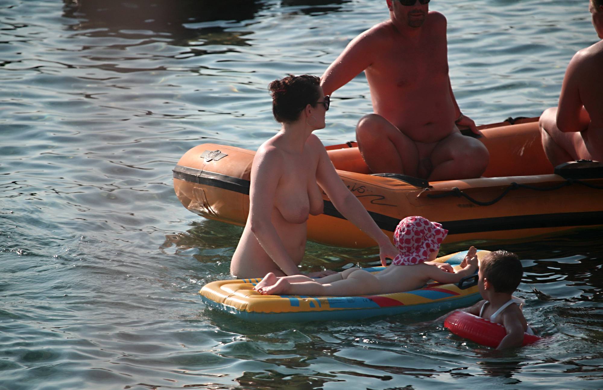 Full Family Nudist Boating - 2