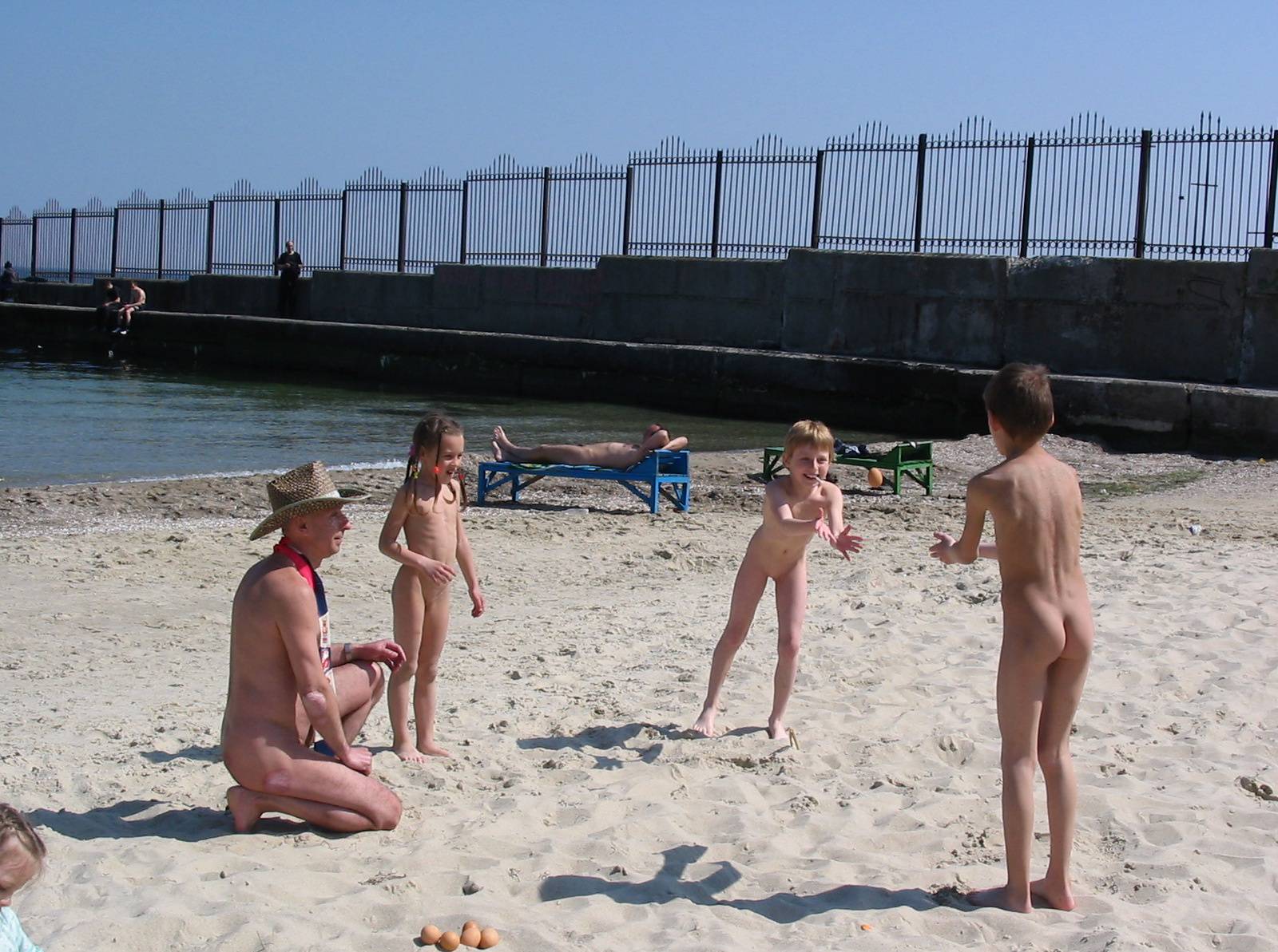 Pure Nudism Images-Naturist Beach Ball Profile - 2