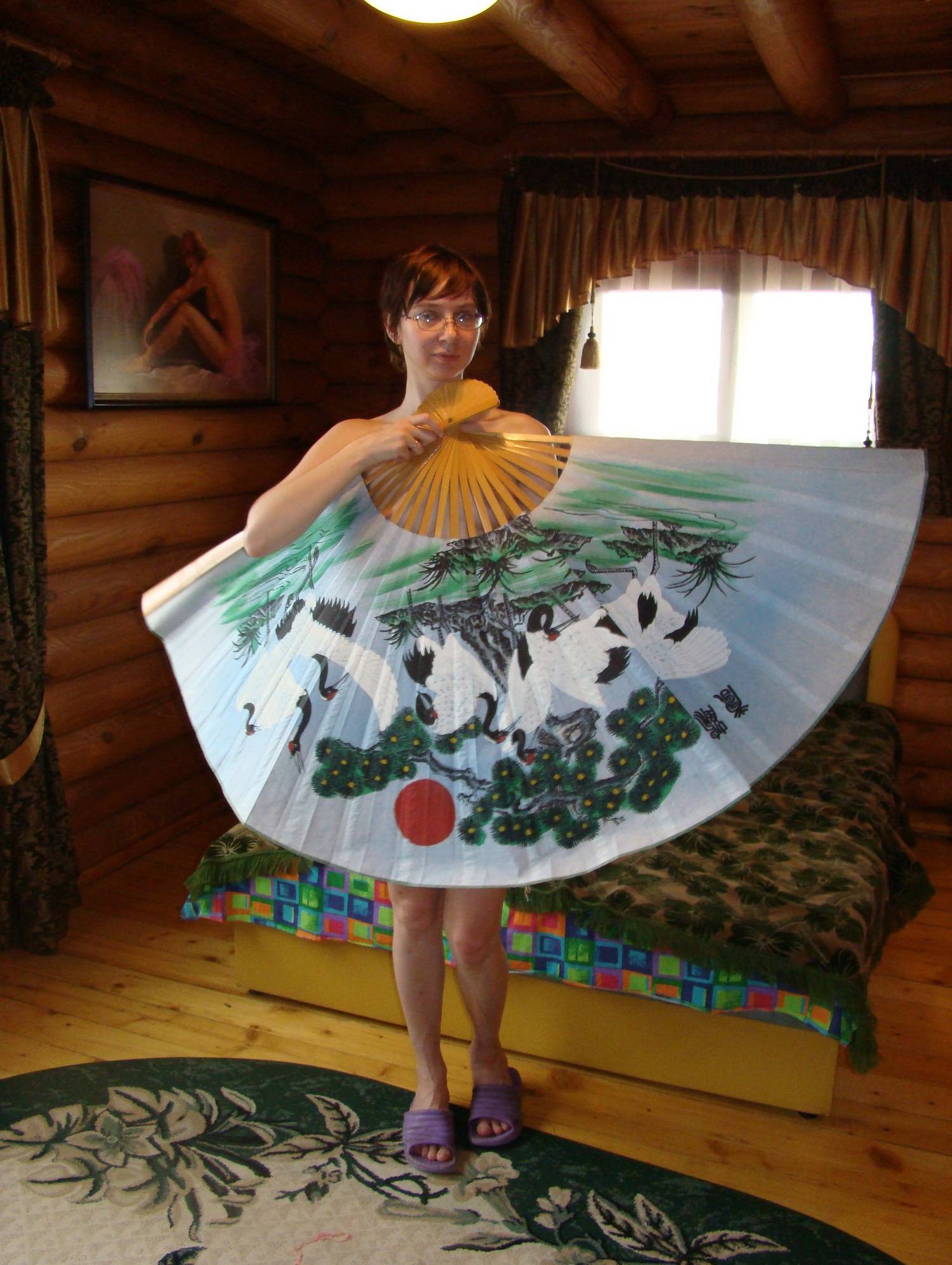 Naturist Bedroom Fan Girl - 1
