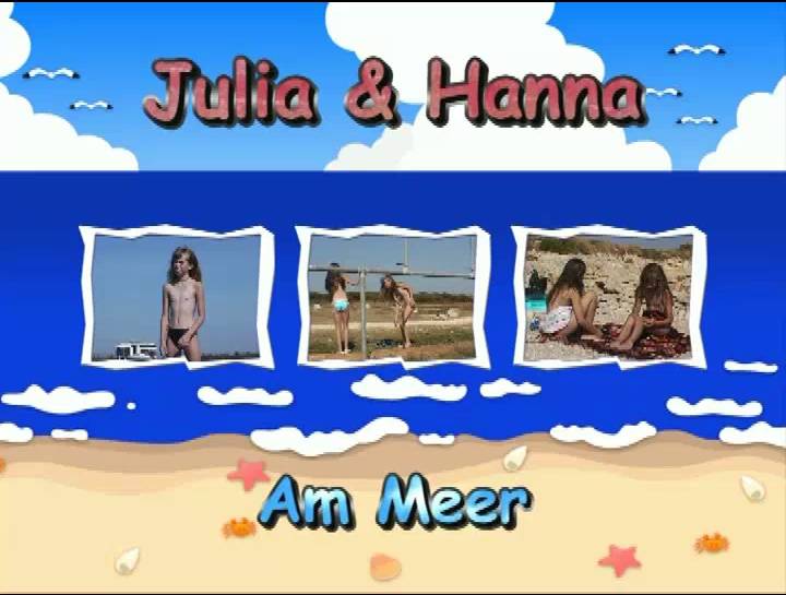 Julia and Hanna Am Meer - Poster