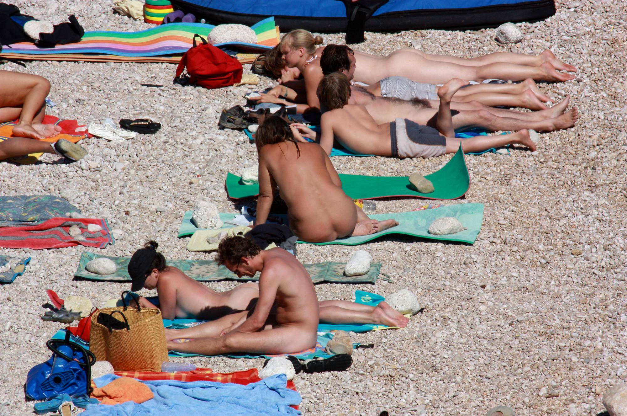 Nudist Family Beach Look - 2