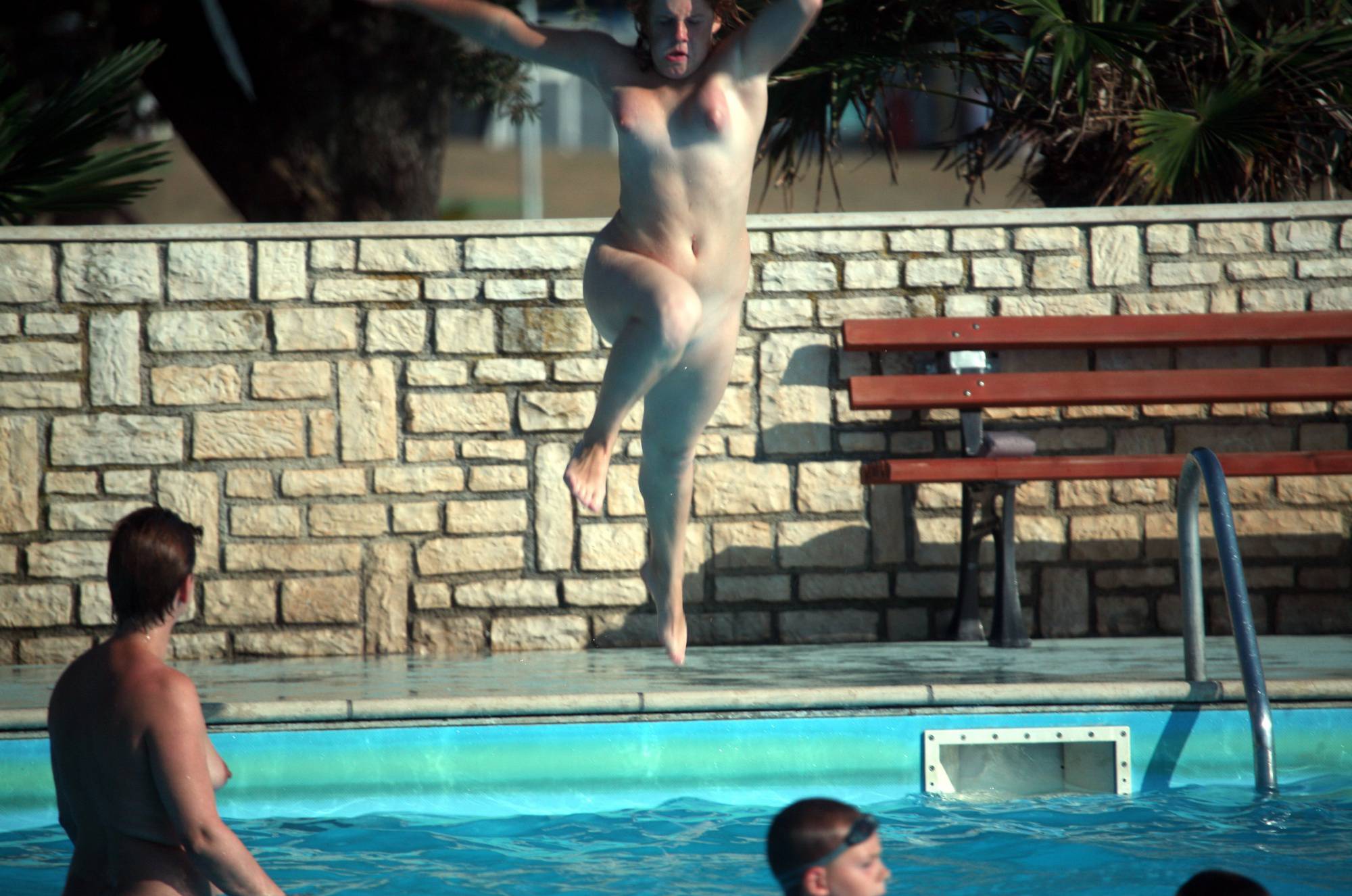 Nudist Pool Jumping Time - 1