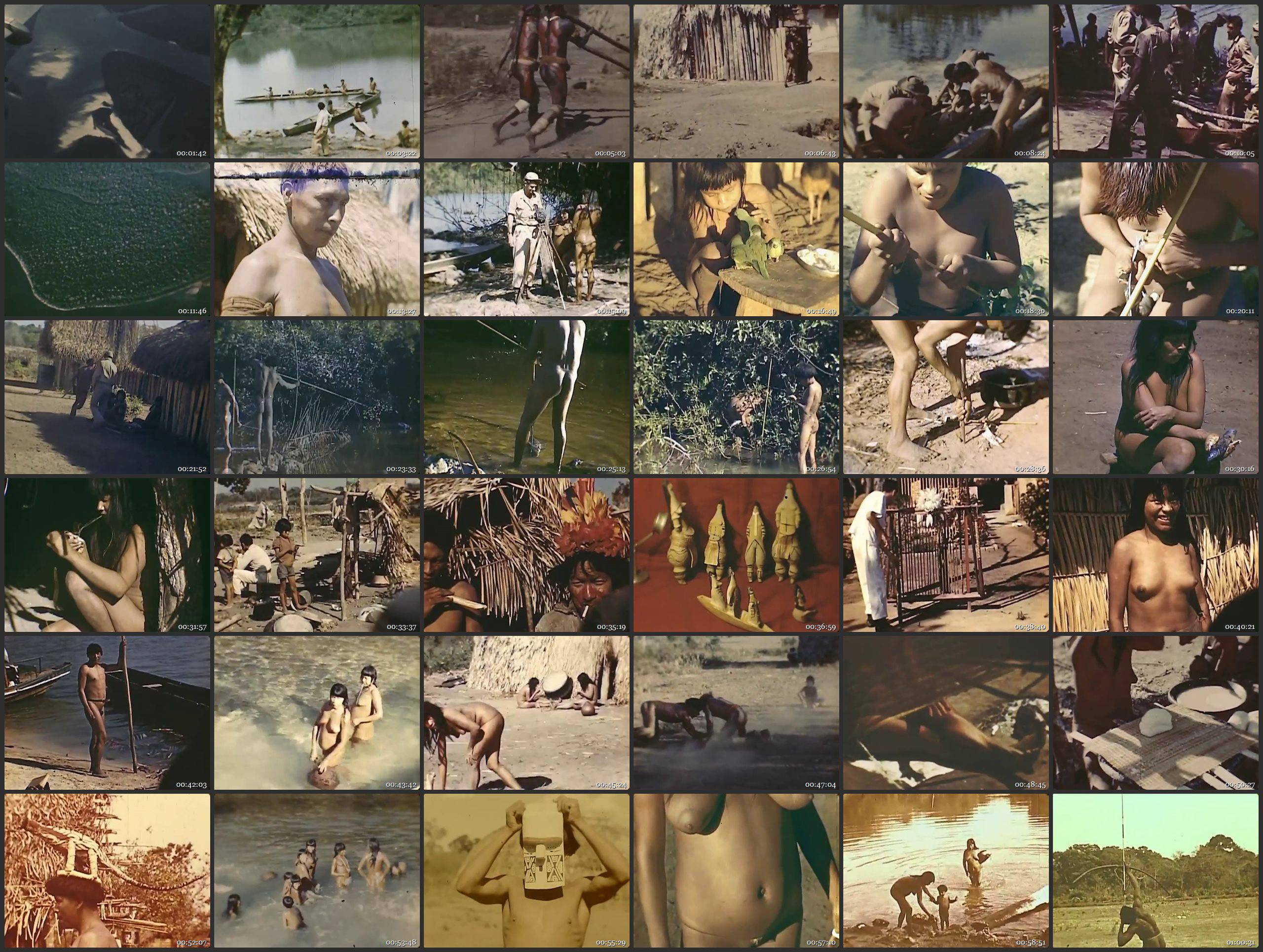 Xingu Indians - Expedition to rainforests of Brazil in 1948 - Thumbnails