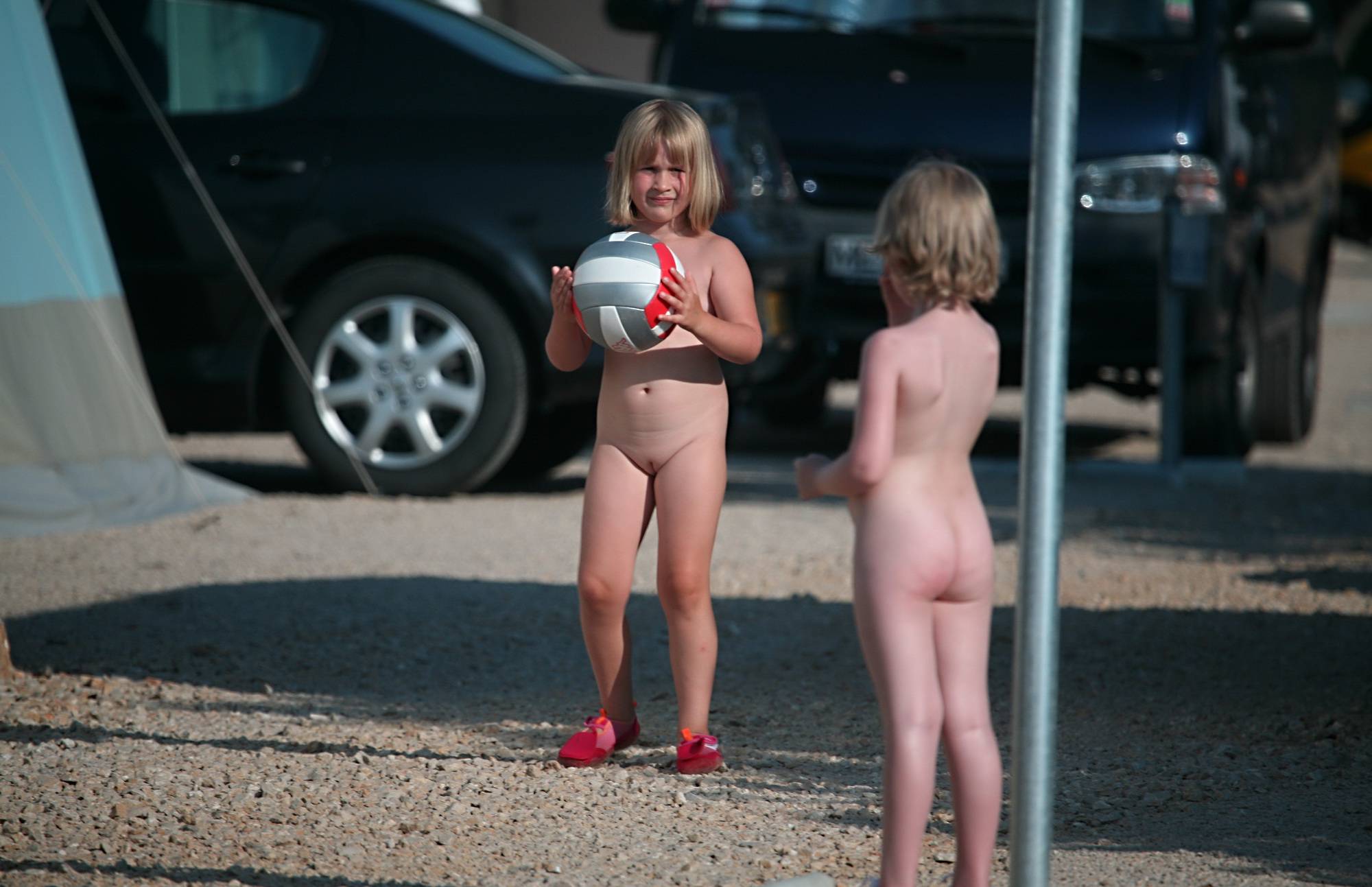 Purenudism-Three Nudist Kids By RV - 2