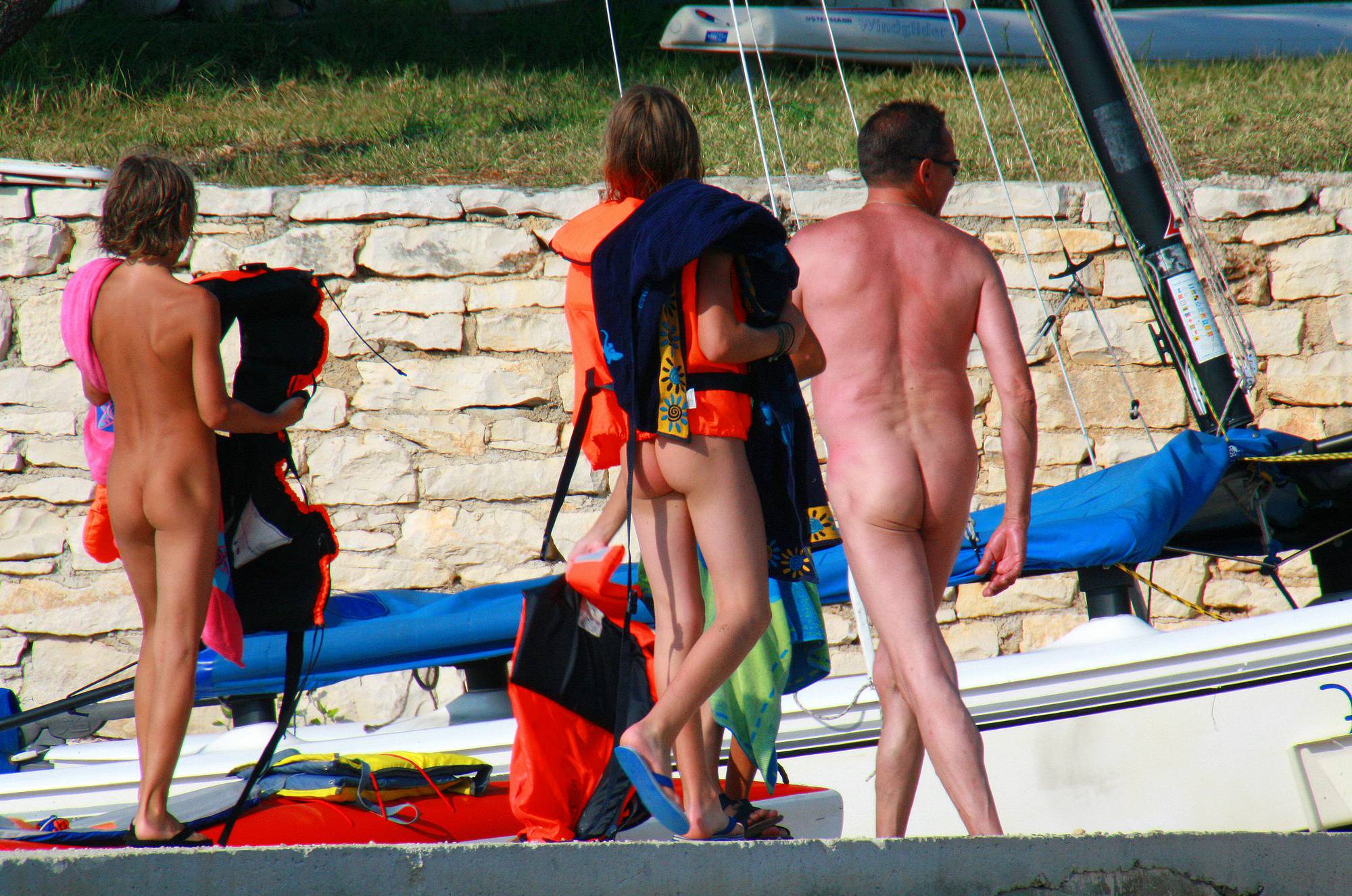 Pure Nudism Images-Ula FKK Boating Family - 3