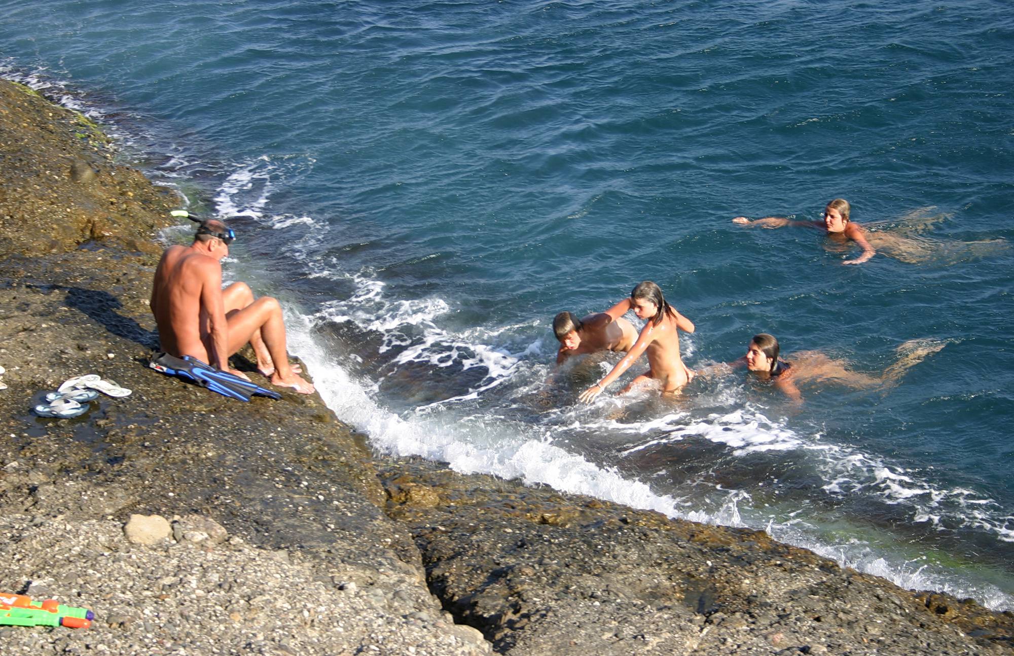 Swim By The Rocky Shore - 2