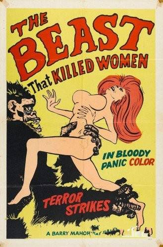 Nudist Videos-The Beast That Killed Women 1965 - Poster